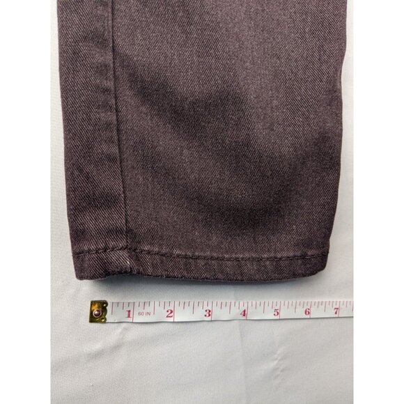 Levis 511 Slim Fit Jeans Mens 30x30 Burgundy Denim Tapered Leg Soft Pants - Picture 6 of 12